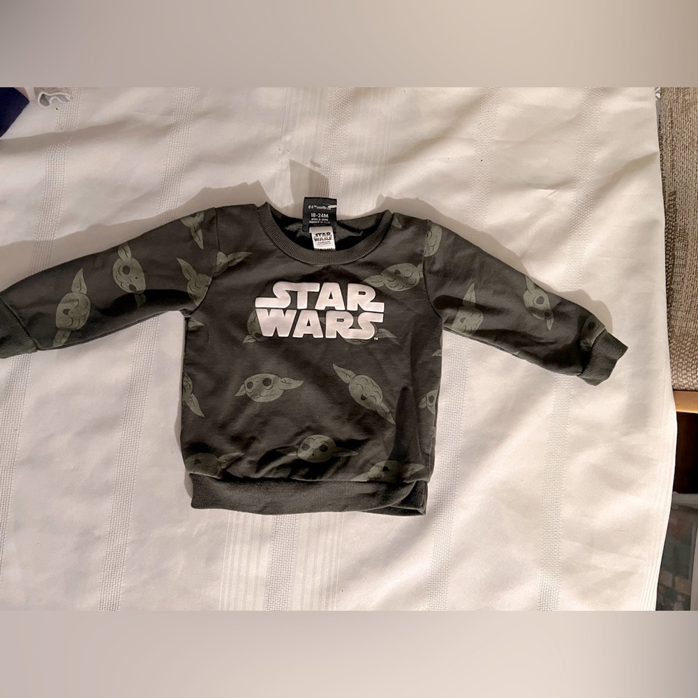 Star Wars Kids Sweatshirt - Green size 18-24mths